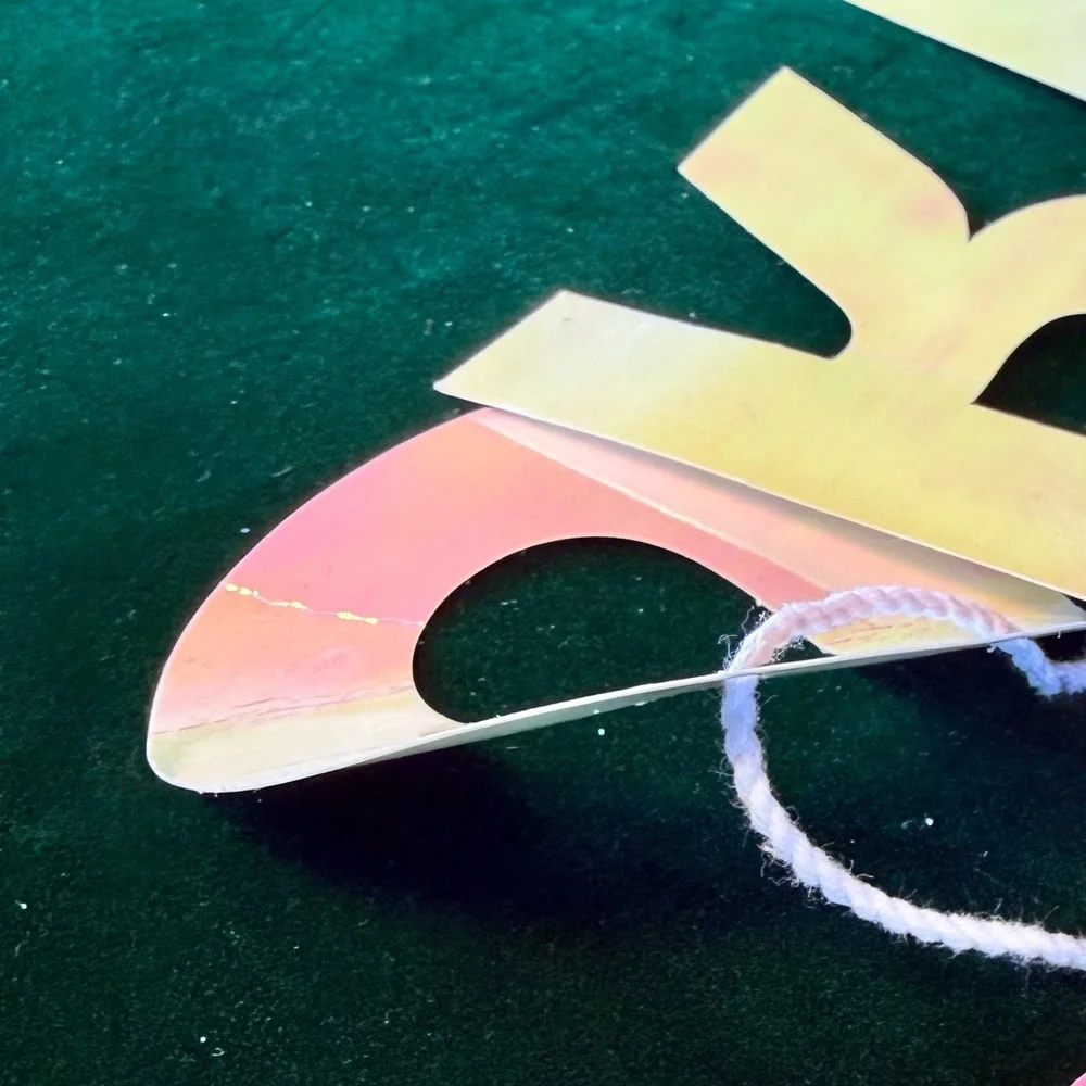 * HOORAY * Iridescent Holographic 8ft Banner * Celebrate * Birthday